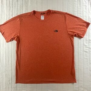 The North Face Orange Performance Shirt Large
